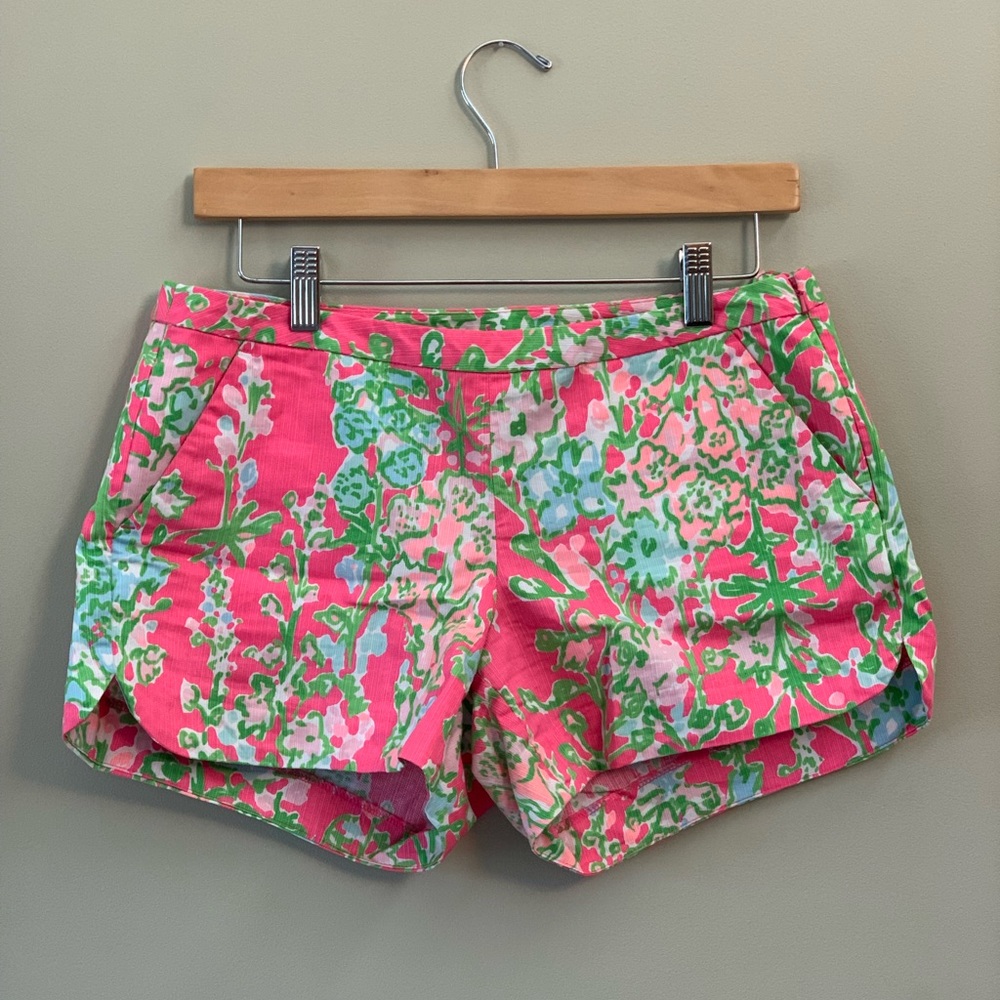 Lilly Pulitzer Floral Print Shorts - Size 4